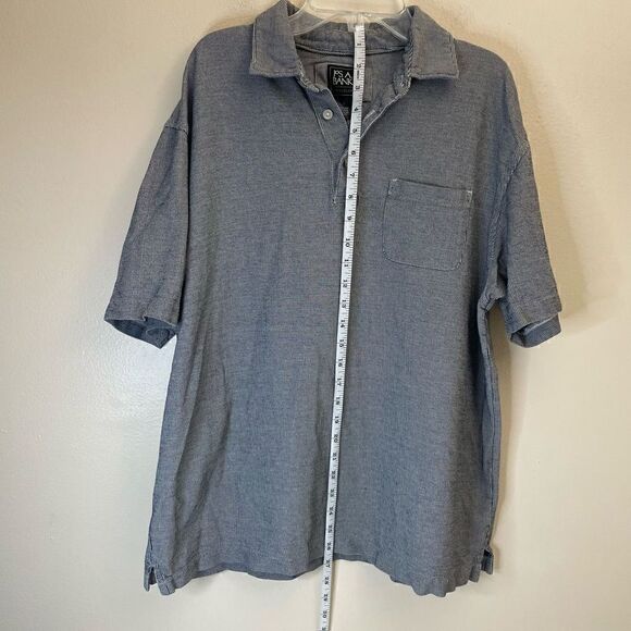 Jos A Bank Traveler| Large| 100% Cotton| Gingham print|Golf| Polo - Picture 3 of 13